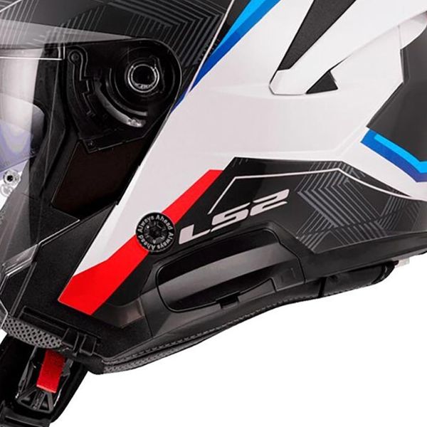 LS2 Verso II Air Bianco Blu Rosso OF618