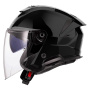 Casque Jet LS2 Verso II nero pieno OF618