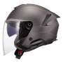 Casque Jet LS2 Verso II Solid Matt Ttanium OF618