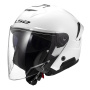 Casque Jet LS2 Verso II Bianco pieno OF618