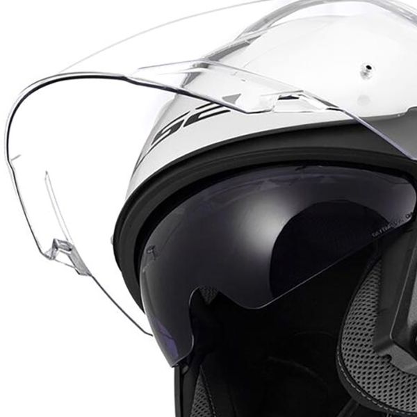 LS2 Verso II Bianco pieno OF618