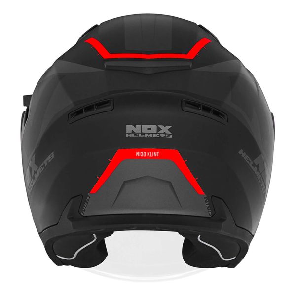 NOX N130 Klint Matt Black Red + Kit Bluetooth 5S Solo