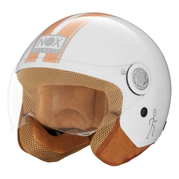 Jet NOX N210 Evo White Pastel Orange Line Jet NOX N210 Evo White Pastel Orange Line