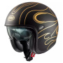 Casque Jet Premier Vintage FR Gold Chromed BM
