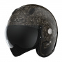 Casque Jet Roof Bamboo Black Glossy