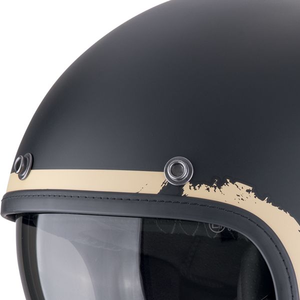 Scorpion Belfast Evo Adonis Nero Opaco Beige + kit Bluetooth Exo-Com Link-1