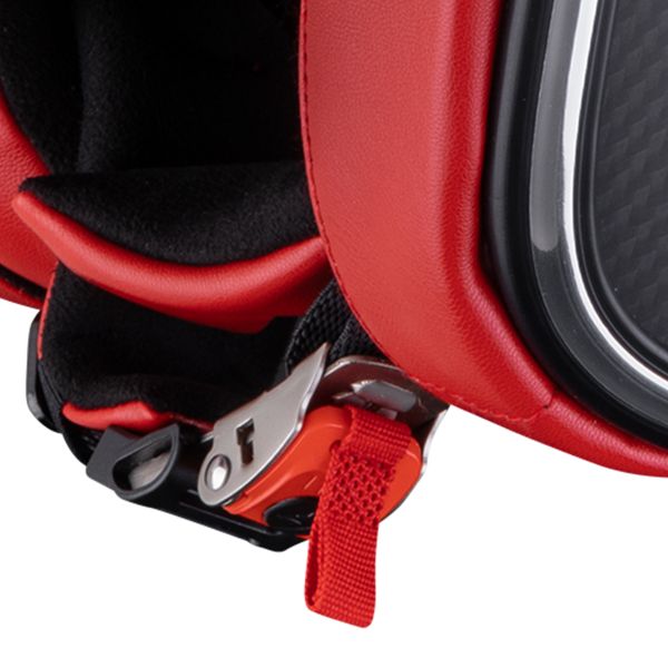 Scorpion Belfast Evo Carbon Matt Black Red