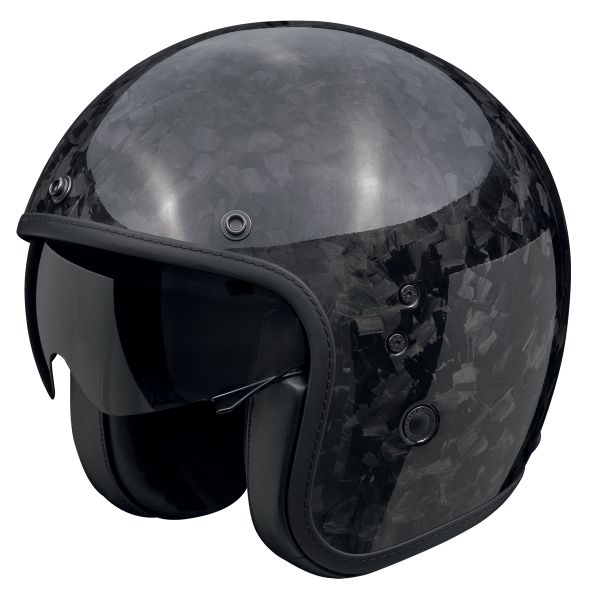 Scorpion Belfast Evo Carbon Onyx Black + kit Bluetooth Exo-Com Link-1