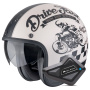 Casque Jet Scorpion Belfast Evo Drive Fast Cream Matt Black + Kit Bluetooth BT Mini