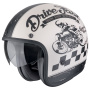 Casque Jet Scorpion Belfast Evo Drive Fast Crema Nero Opaco