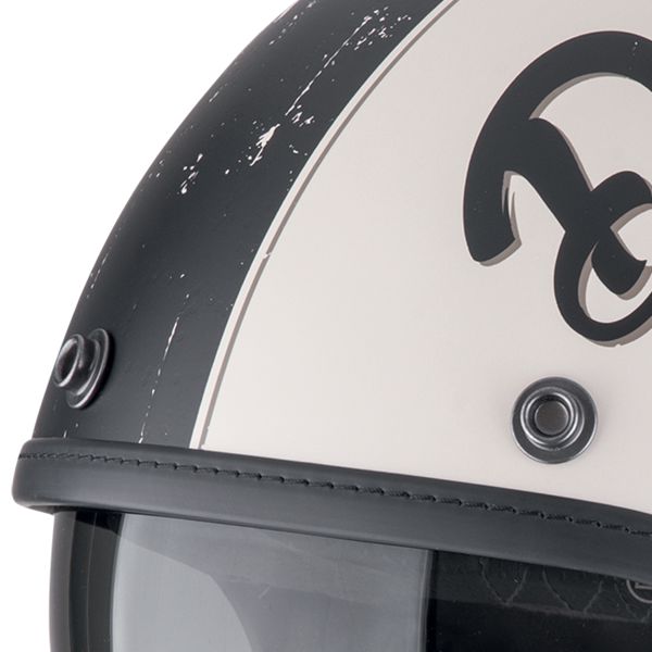 Scorpion Belfast Evo Drive Fast Crema Nero Opaco