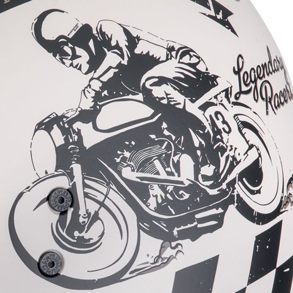 Scorpion Belfast Evo Drive Fast Crema Nero Opaco