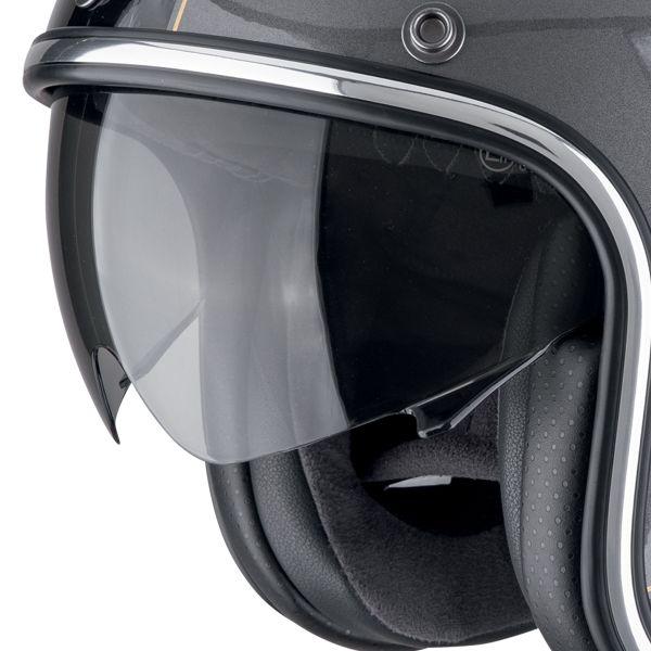 Scorpion Belfast Evo Drive Fast Argento Nero Oro + Kit Bluetooth Exo-Com Link-1C