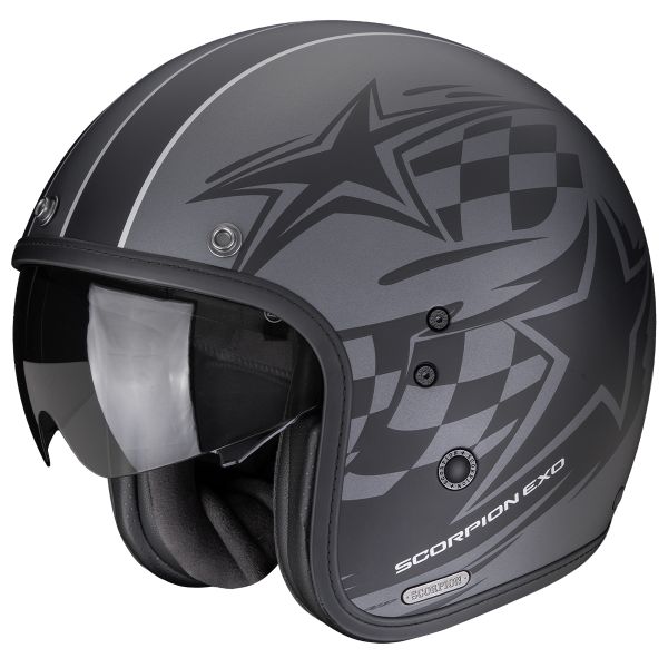 Jet Scorpion Belfast II Flagstone Silver Matt Black