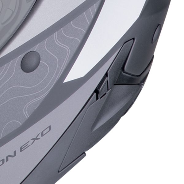 Scorpion Fascia Exo 230 Nero opaco Argento