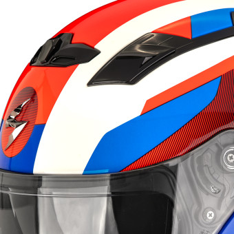 Scorpion Exo 230 Comics White Blue Red