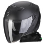 Casque Jet Scorpion Exo 230 nero opaco + kit Bluetooth Exo-Com Link-1C