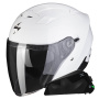 Casque Jet Scorpion Exo 230 Bianco + Kit Bluetooth Exo-Com Link-1C