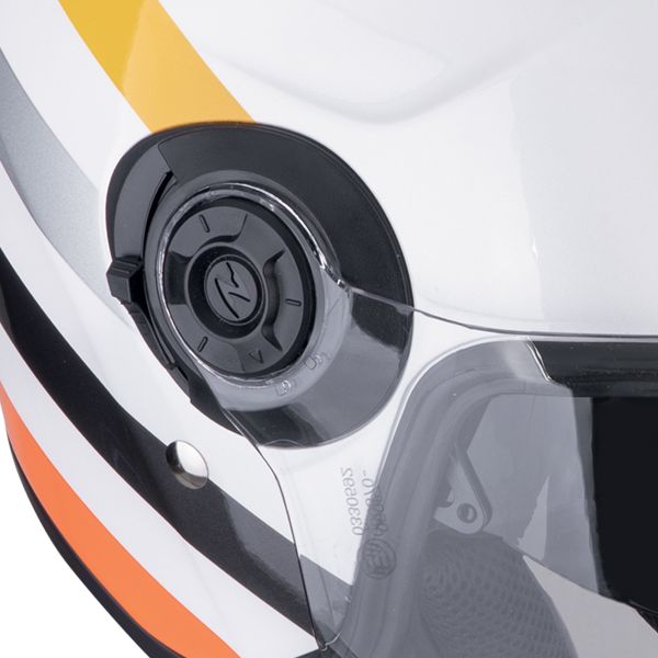 Scorpion Exo City II Bee Bianco Giallo + Kit Bluetooth Exo-Com Link-1C