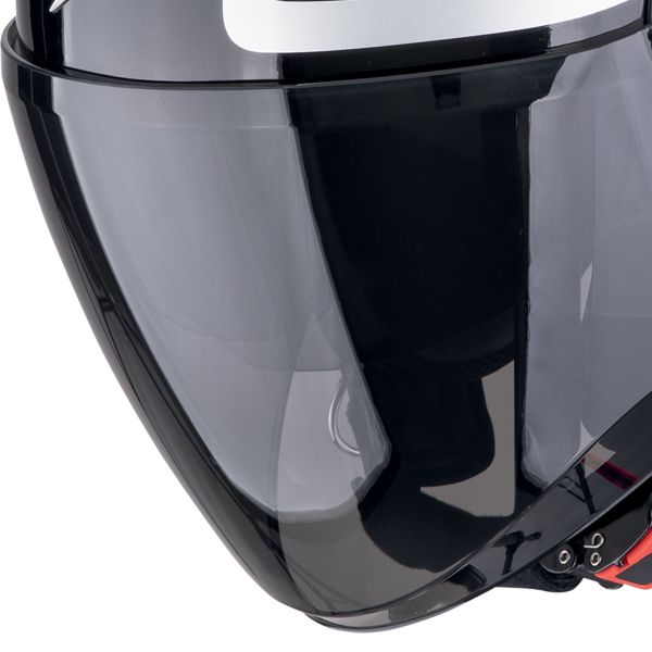 Scorpion Exo City II Intercity Black Chameleon + Kit Bluetooth Exo-Com Link-1