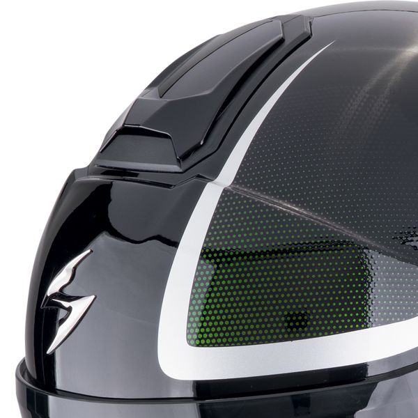 Scorpion Exo City II Intercity Black Chameleon + Kit Bluetooth Exo-Com Link-1