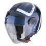 Casque Jet Scorpion Exo City II Riva Blu Nero