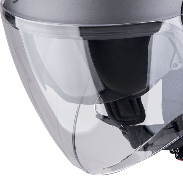 Scorpion Exo City II Riva Argento Opaco Nero Bianco