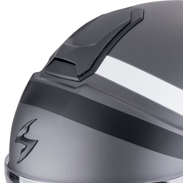 Scorpion Exo City II Riva Argento Opaco Nero Bianco