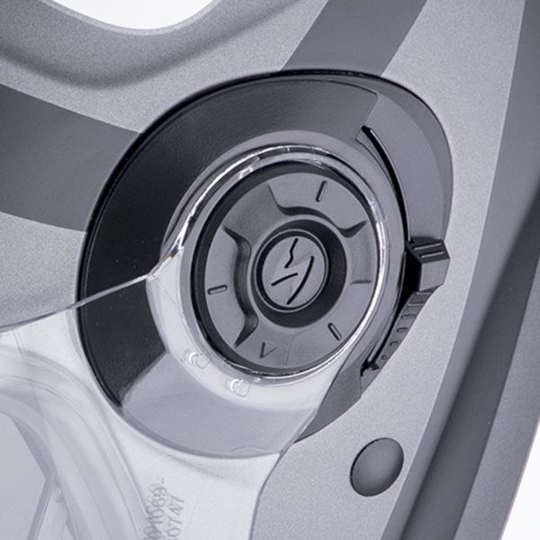 Scorpion Exo City II Riva Argento Opaco Nero Bianco