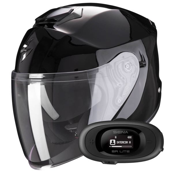 Jet Scorpion Exo S1 Black + Kit bluetooth 5R Lite