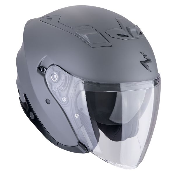 Scorpion Exo Z1 Grigio cemento opaco + Kit Bluetooth Exo-Com Link-1C