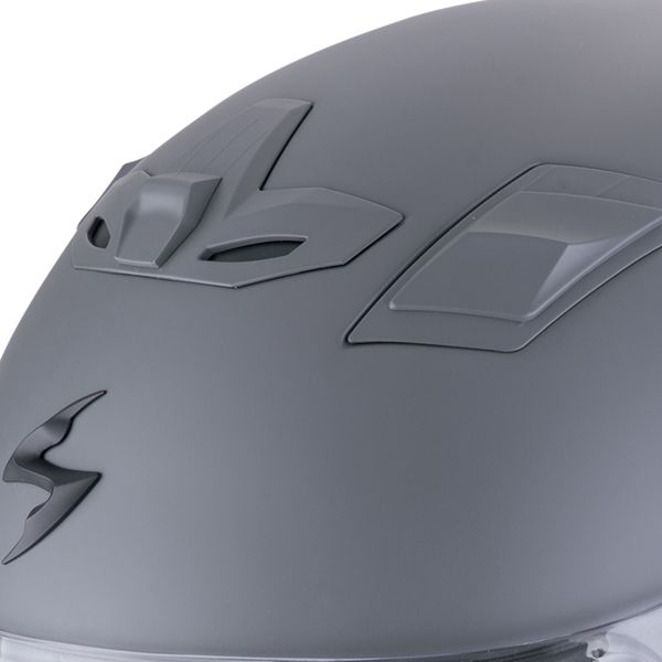 Scorpion Exo Z1 Grigio cemento opaco + Kit Bluetooth Exo-Com Link-1C