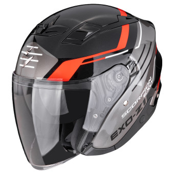 Jet Scorpion Exo Z1 Prymus Metal Black Silver Red