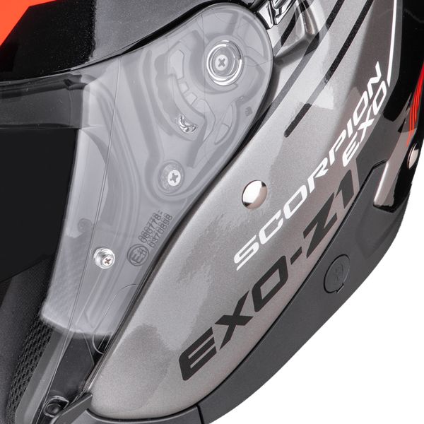 Scorpion Exo Z1 Prymus Metal Black Silver Red