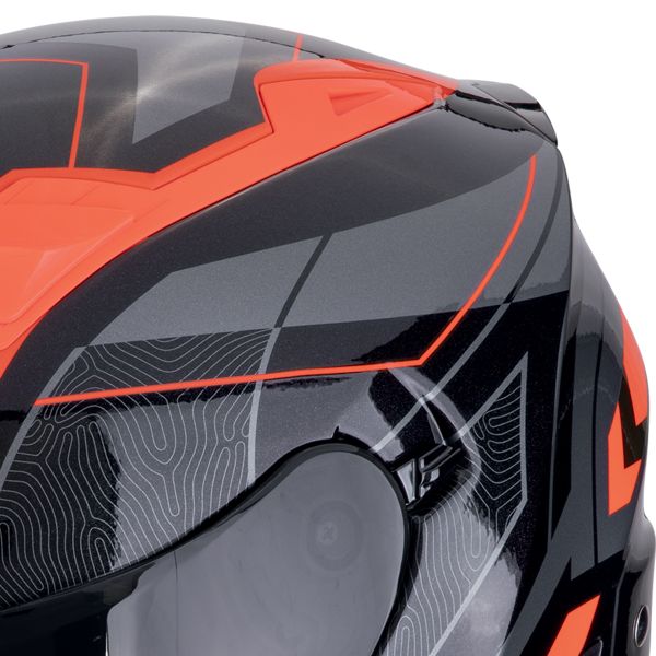 Scorpion Exo Z1 Vue Nero Rosso + Kit Bluetooth Exo-Com Link-1C