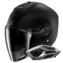 Casque Jet Shark RS JET Carbon Dark Shadow DMA + Kit Bluetooth Sena for Shark Mesh Solo