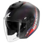 Casque Jet Shark RS JET Carbon Speed-Tech Mat DBR