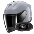 Pack Skwal i3 Jet Dark Shadow S05 + Kit bluetooth 5R Lite Solo