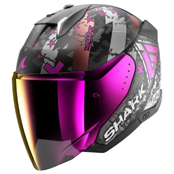 Shark Skwal i3 Jet Hellcat Mat KUV + Kit Bluetooth 5S Solo