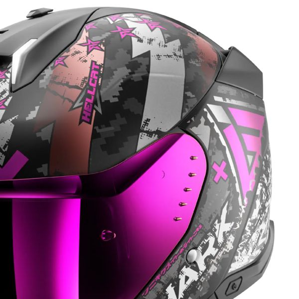 Shark Skwal i3 Jet Hellcat Mat KUV + Kit Bluetooth 5S Solo