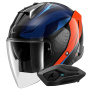 Casque Jet Shark Skwal i3 Jet Mekarium KUO + Kit Bluetooth Sena for Shark Solo