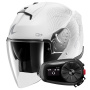 Casque Jet Shark Skwal i3 Jet SP Lyne WSS + Kit Bluetooth 5S Solo
