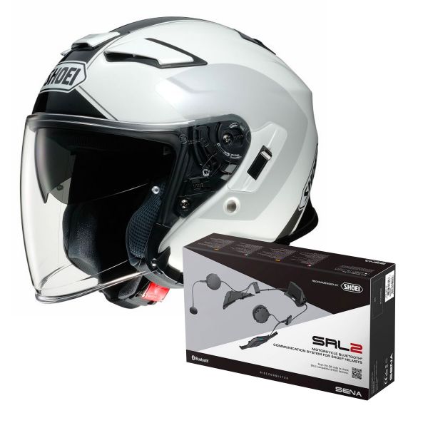Pack Casco Moto + Kit Bluetooth : Shoei J-Cruise II Adagio TC6 + Intercom  Sena Gt-Air 2 SRL-02 | iCasque.it