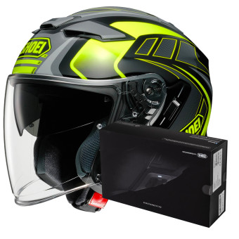 Jet Shoei J-Cruise II Aglero TC3 + Intercom Sena SRL-Mesh
