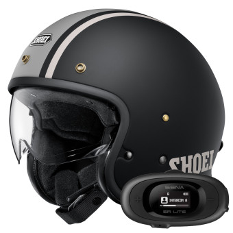 Jet Shoei J.O2 Aventure TC-10 + Kit bluetooth 5R Lite Solo