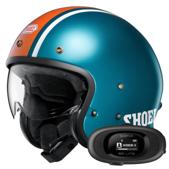 Jet Shoei J.O2 Aventure TC-2 + Kit bluetooth 5R Lite Solo