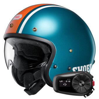 Jet Shoei J.O2 Aventure TC-2 + Kit Bluetooth 5S Solo