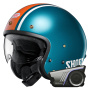 Casque Jet Shoei J.O2 Aventure TC-2 + Kit Bluetooth Harman Kardon 60S