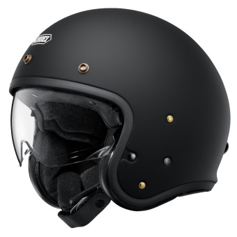 Shoei J.O2 Nero opaco + Kit Bluetooth 5S Solo