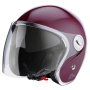 Casque Jet Stormer Clyde Burgundy Glossy